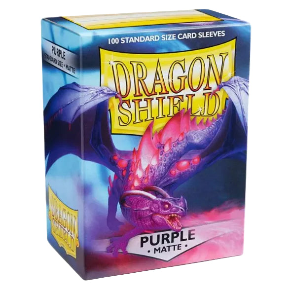 Dragon Shields: (100) Matte Purple