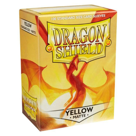 Dragon Shields: (100) Matte Yellow