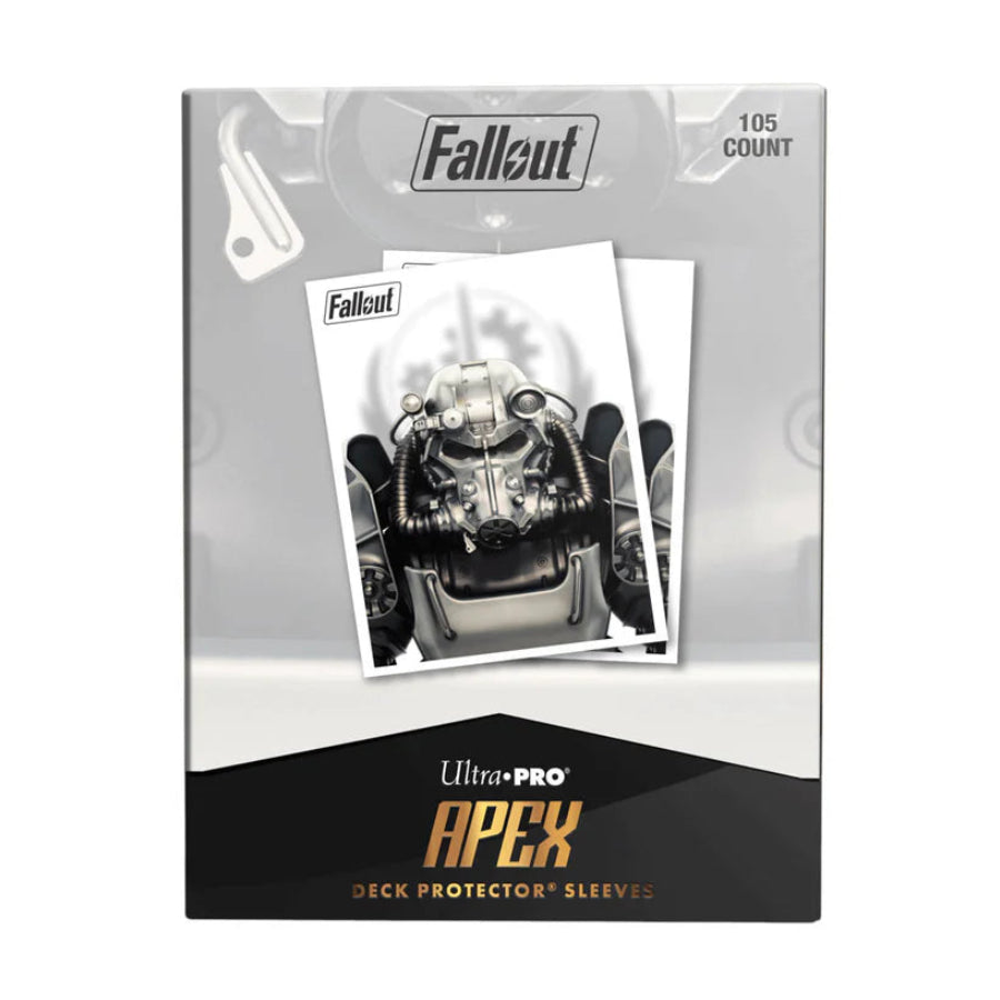 Fallout: Brotherhood of Steel 105ct Apex Deck Protector Sleeves for Bethesda
