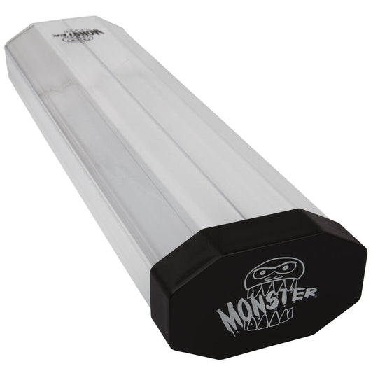 Monster Dual Playmat Tube: Clear with Black Cap
