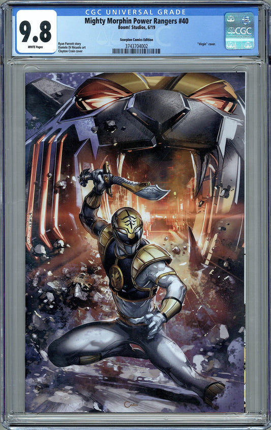Mighty Morphin Power Rangers #40 Variant Cover CGC 9.8