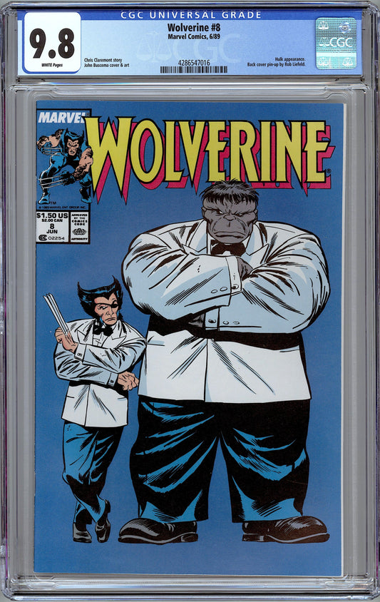 Wolverine #8. Classic Buscema Joe Fixit Cover.  CGC 9.8
