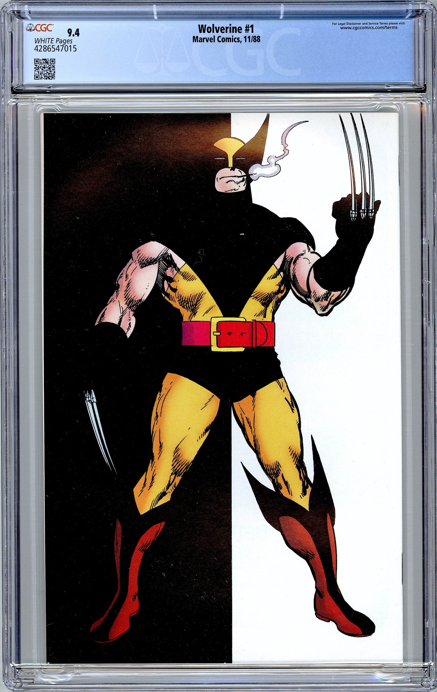Wolverine #1.  1st Appearance Wolverine as Patch. CGC 9.4
