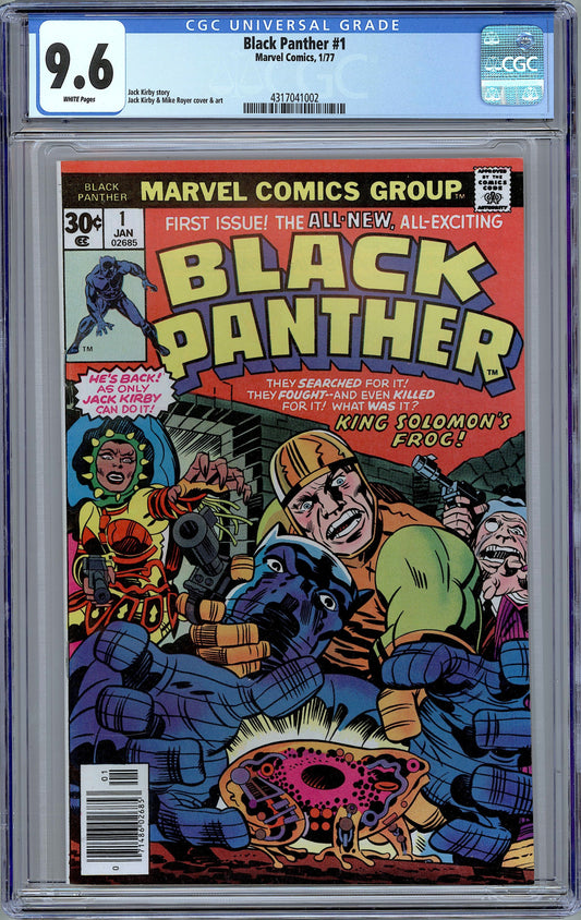 Black Panther #1. 1st Ongoing Title. Jack Kirby.  CGC 9.6