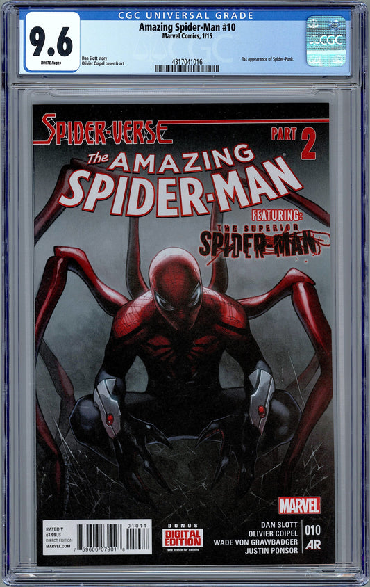 Amazing Spider-Man #10. 1st App. Spider-Punk.  CGC 9.6