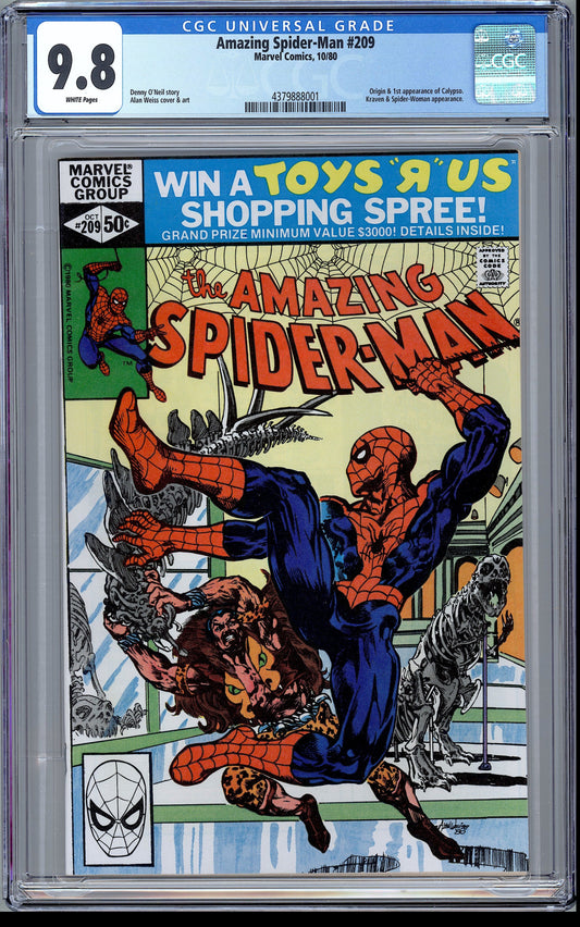 Amazing Spider-Man #209. Origin & 1st Calypso.  CGC 9.8
