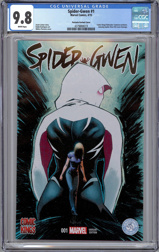 Spider Gwen #1. Tidewater Comicon Exclusive. CGC 9.8