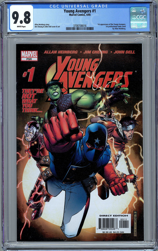 Young Avengers #1. 1st App. of Young Avengers. CGC 9.8