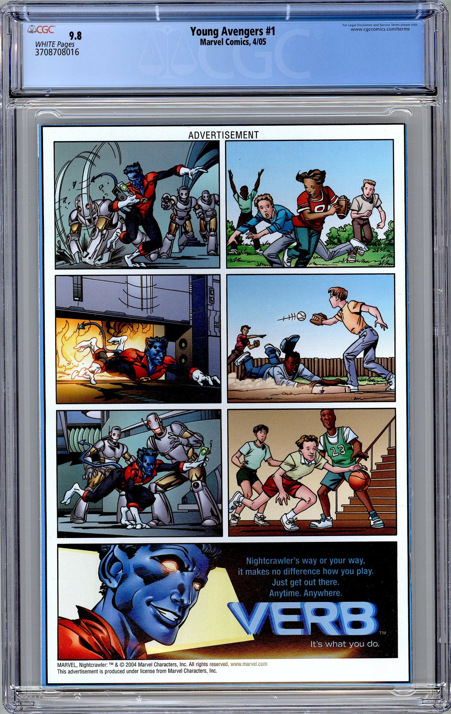 Young Avengers #1. 1st App. of Young Avengers. CGC 9.8