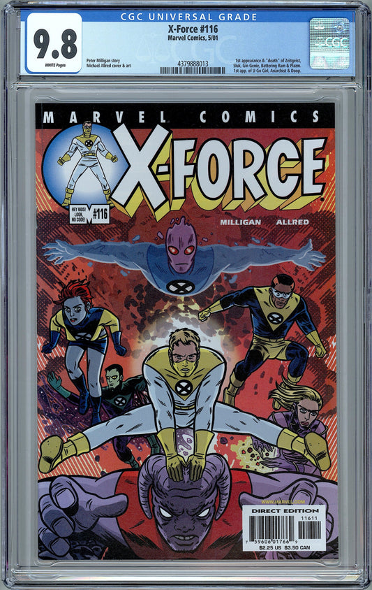 X-Force #116.  1st U-Go Girl, Anarchist and Doop.  CGC 9.8