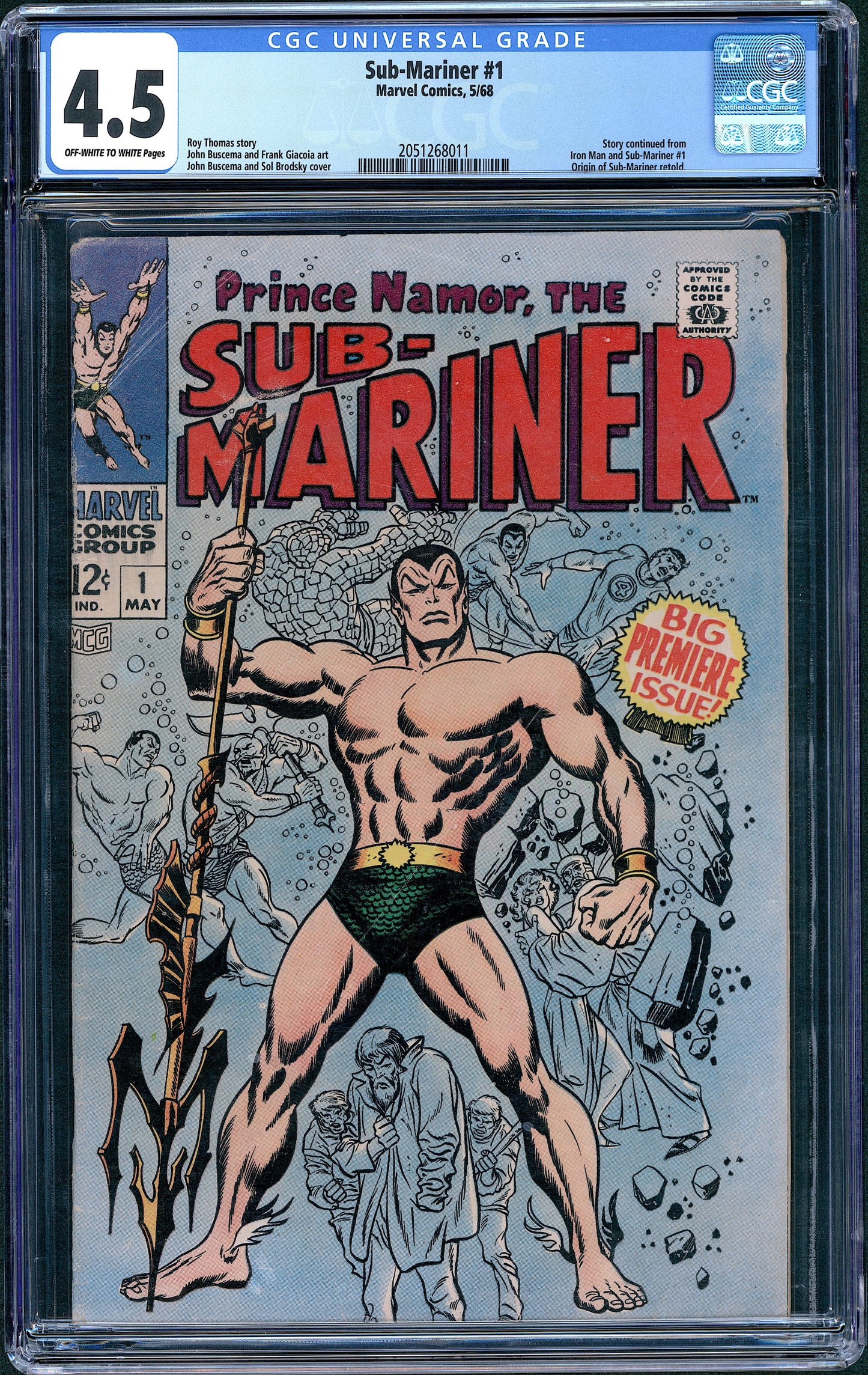 Sub-Mariner #1 CGC 4.5