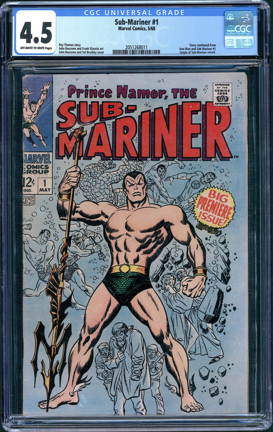 Sub-Mariner #1 CGC 4.5