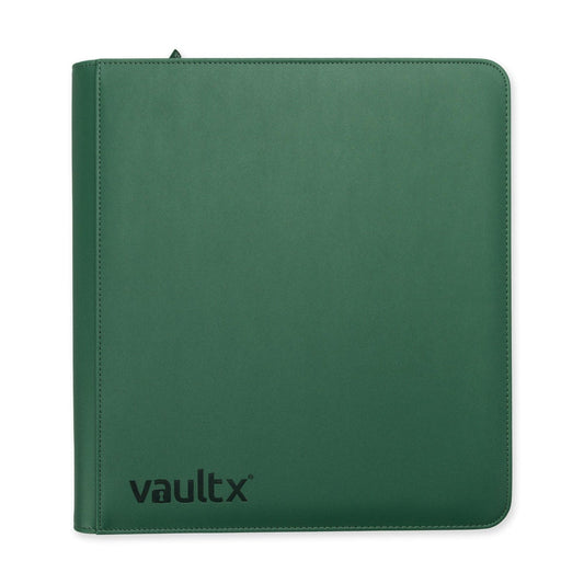 Vault X 12-Pocket Exo-Tec® Zip Binder Metallic Green