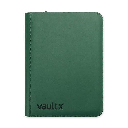 Vault X 9-Pocket Exo-Tec® Zip Binder Metallic Green