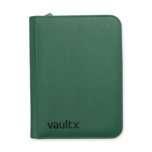 Vault X 4-Pocket Exo-Tec® Zip Binder Metallic Green