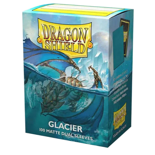 Dragon Shields: (100) Matte Dual - Glacier