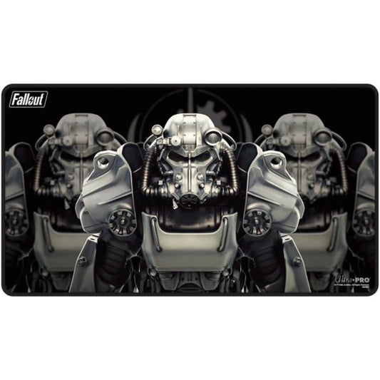 Fallout: Brotherhood of Steel Black-Stitched Playmat for Bethesda