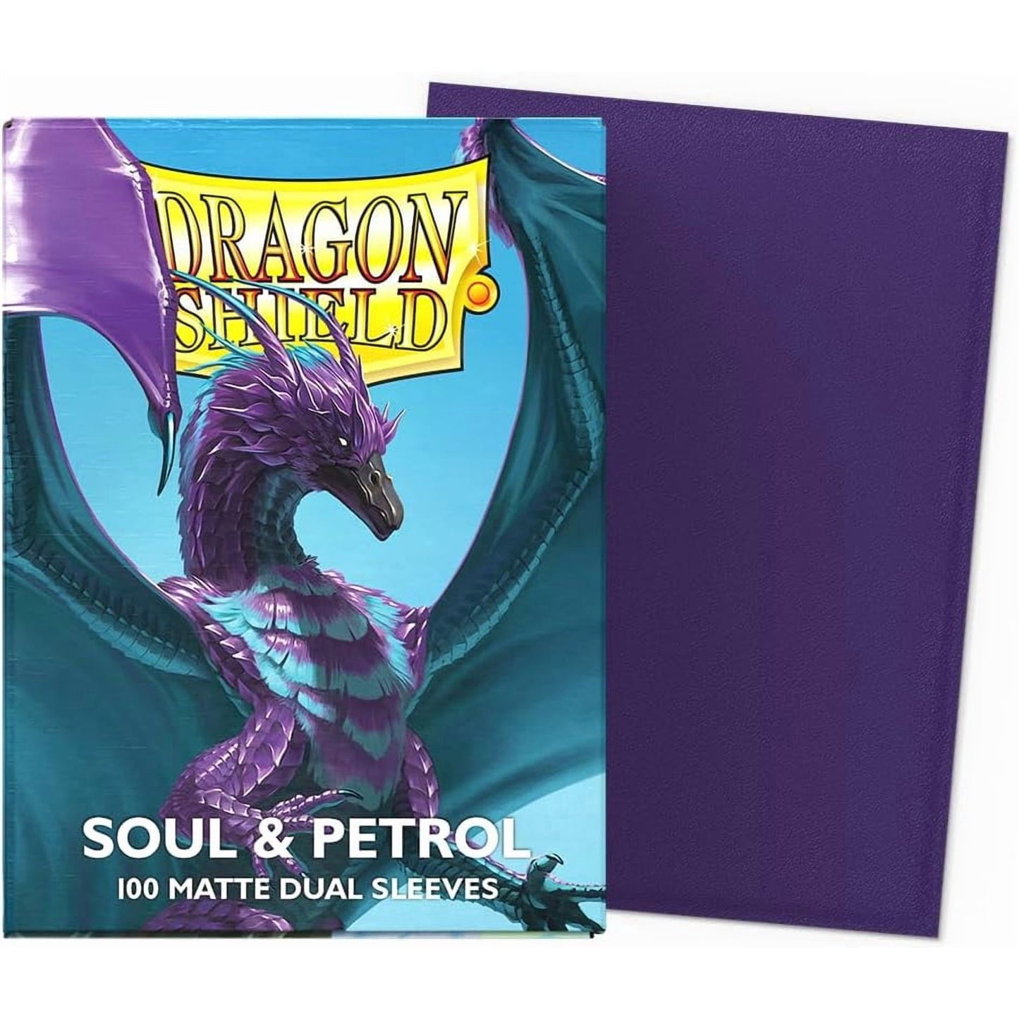 Dragon Shields: (100) Matte Dual - Soul & Petrol