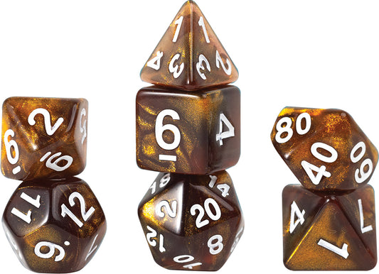 RPG Dice Set (7): Treasure Series - Topaz