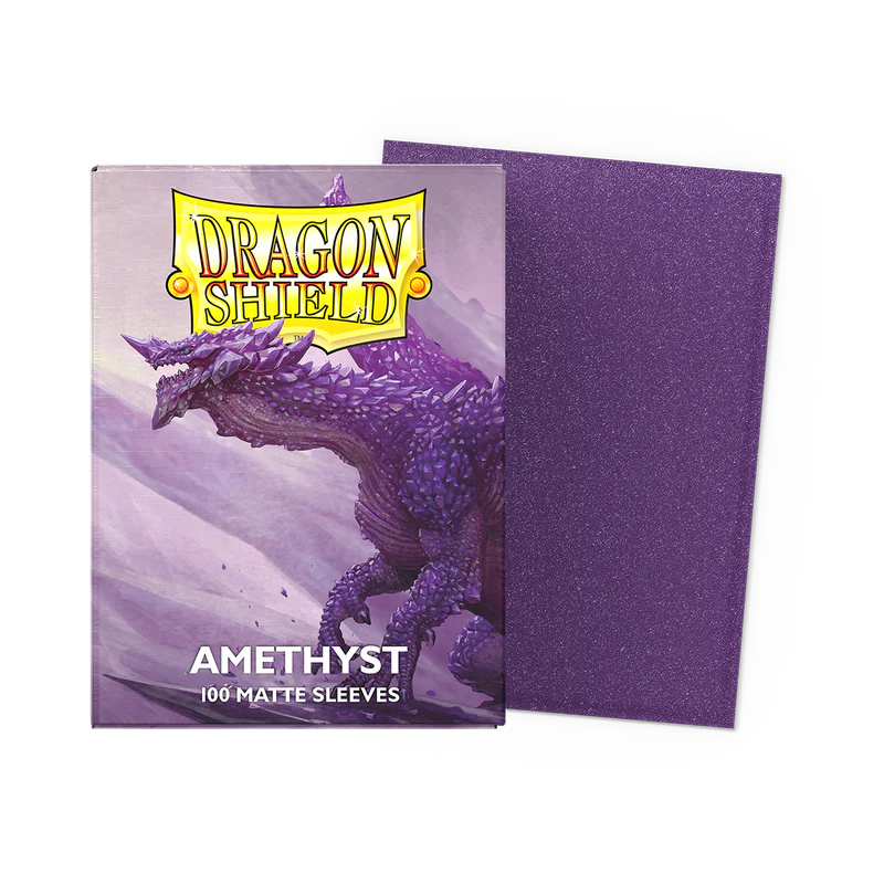 Dragon Shields: (100) Matte - Amethyst