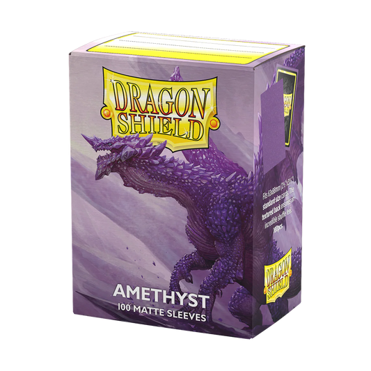 Dragon Shields: (100) Matte - Amethyst