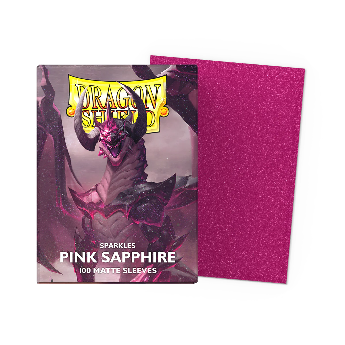 Dragon Shields: (100) Matte - Pink Sapphire