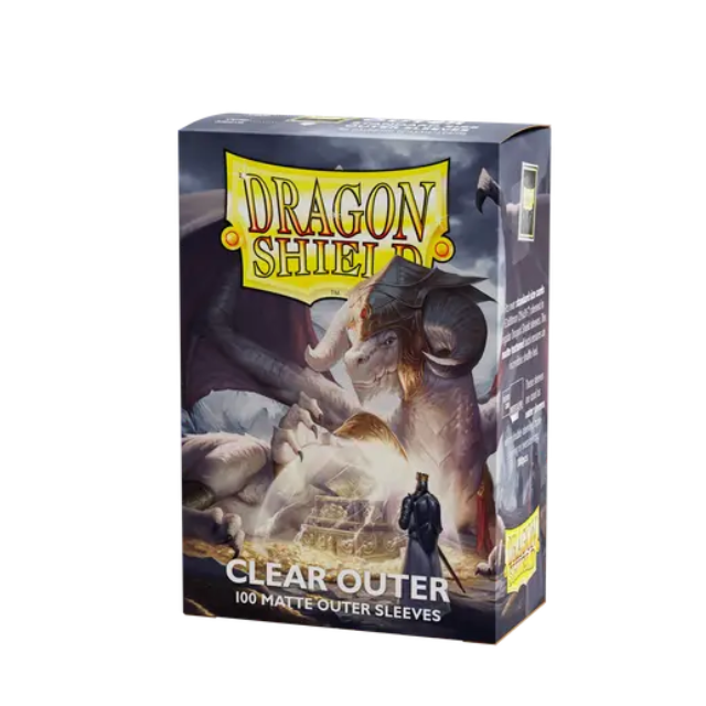 Dragon Shields: (100) Outer Sleeves - Matte Clear