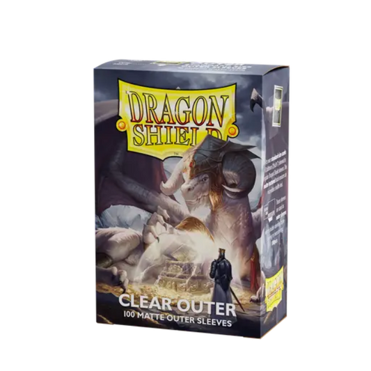 Dragon Shields: (100) Outer Sleeves - Matte Clear