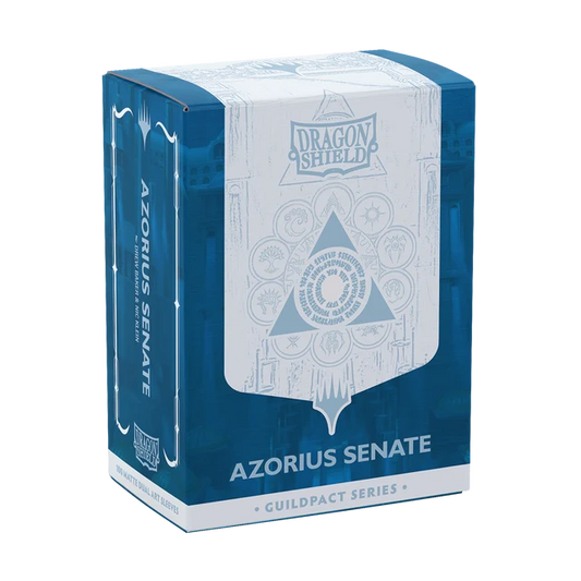 Dragon Shield: (100) Guildpact Series Matte Dual - Azorious Senate
