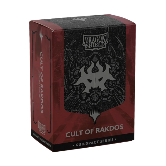 Dragon Shield: (100) Guildpact Series Matte Dual - Cult of Rakdos