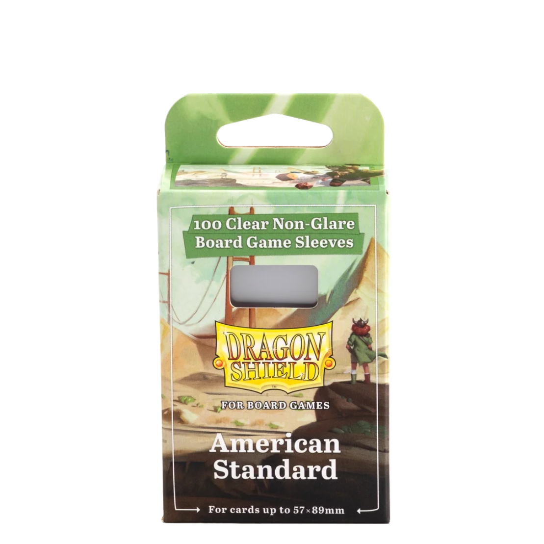 Dragon Shield: Clear/Non-Glare American Standard Board Game Sleeves (100)