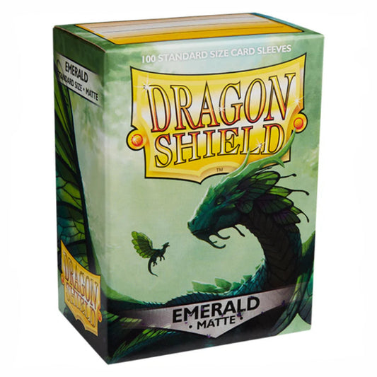 Dragon Shields: (100) Matte Emerald
