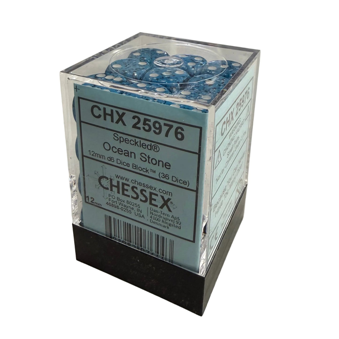 Speckled: Ocean Stone 12mm d6 Dice Block (36)
