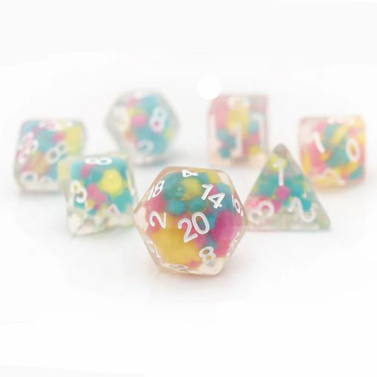 RPG Dice Set (7): Lucky Charm Glowworm