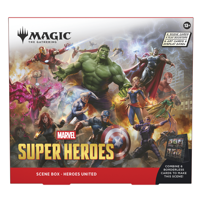 Magic the Gathering CCG: Marvel Super Heroes Scene Box - Heroes United