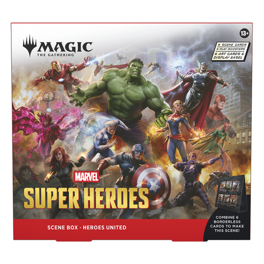 Magic the Gathering CCG: Marvel Super Heroes Scene Box - Heroes United