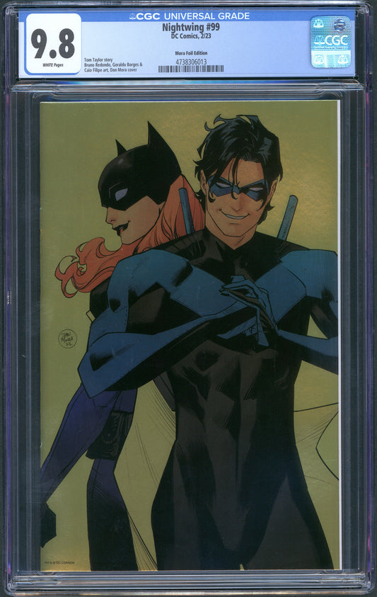 Nightwing #99 1:25 Dan Mora Foil Variant. CGC 9.8