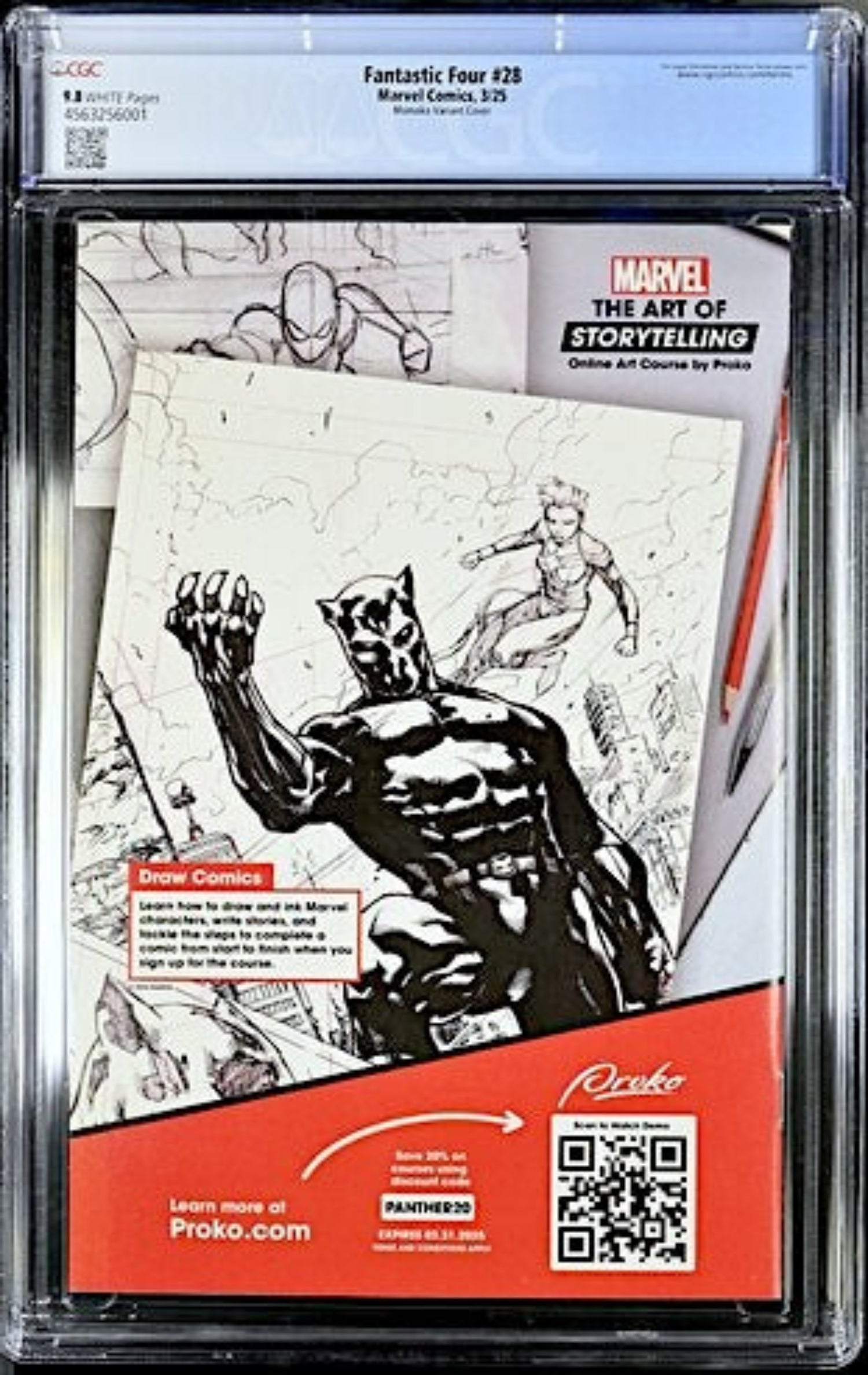 Fantastic Four #28 Peach Momoko "Marvel Rivals" CGC 9.8 Bona Fide Comics Fantastic Four #28 Peach Momoko "Marvel Rivals" CGC 9.8 Bona Fide Comics