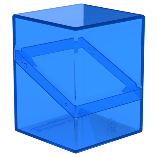 Boulder 100+ Clear - Sapphire Deck Box