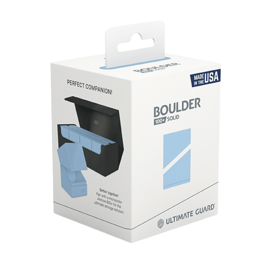 Boulder 100+ Solid Baby Blue Deck Box