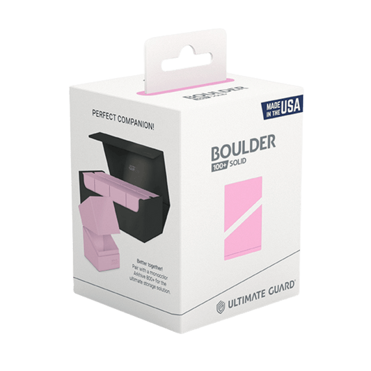 Boulder 100+ Solid Candy Pink Deck Box