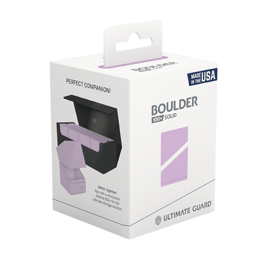 Boulder 100+ Solid Lavender Purple Deck Box
