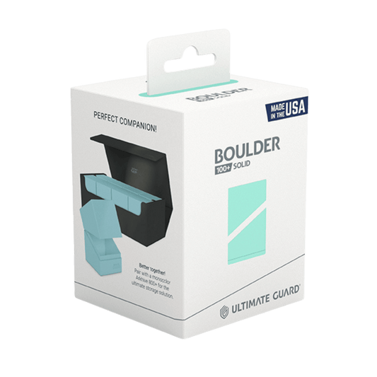 Boulder 100+ Solid Mint Green Deck Box
