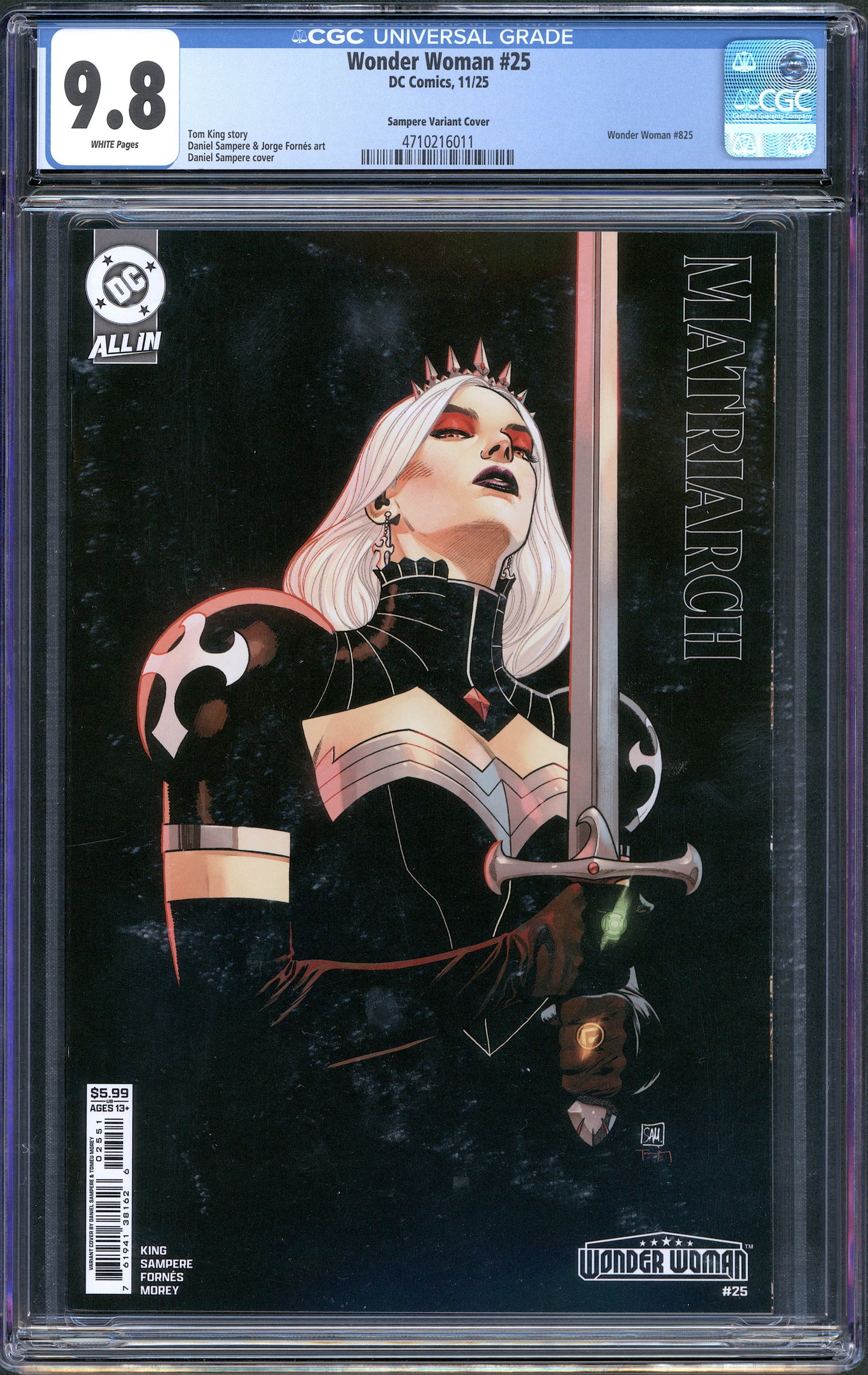 Wonder Woman #25 CGC 9.8