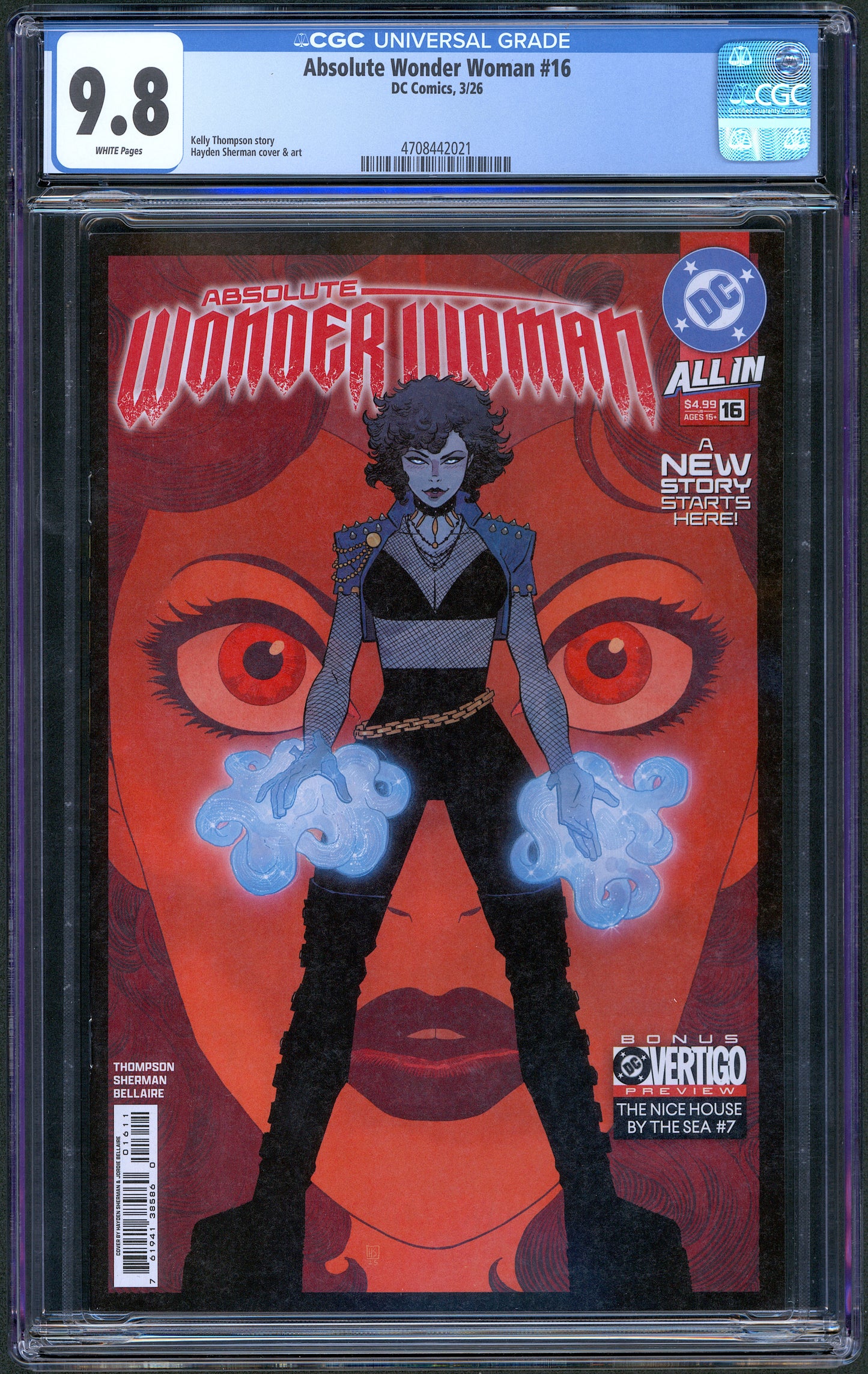 Absolute Wonder Woman #16.  First Print. CGC 9.8