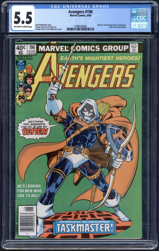 Avengers #196 CGC 5.5