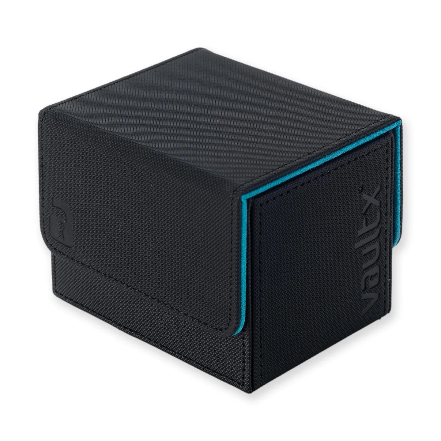 Vault X Exo-Tec® Sideloading Deck Box 100+ Black/Electric Blue