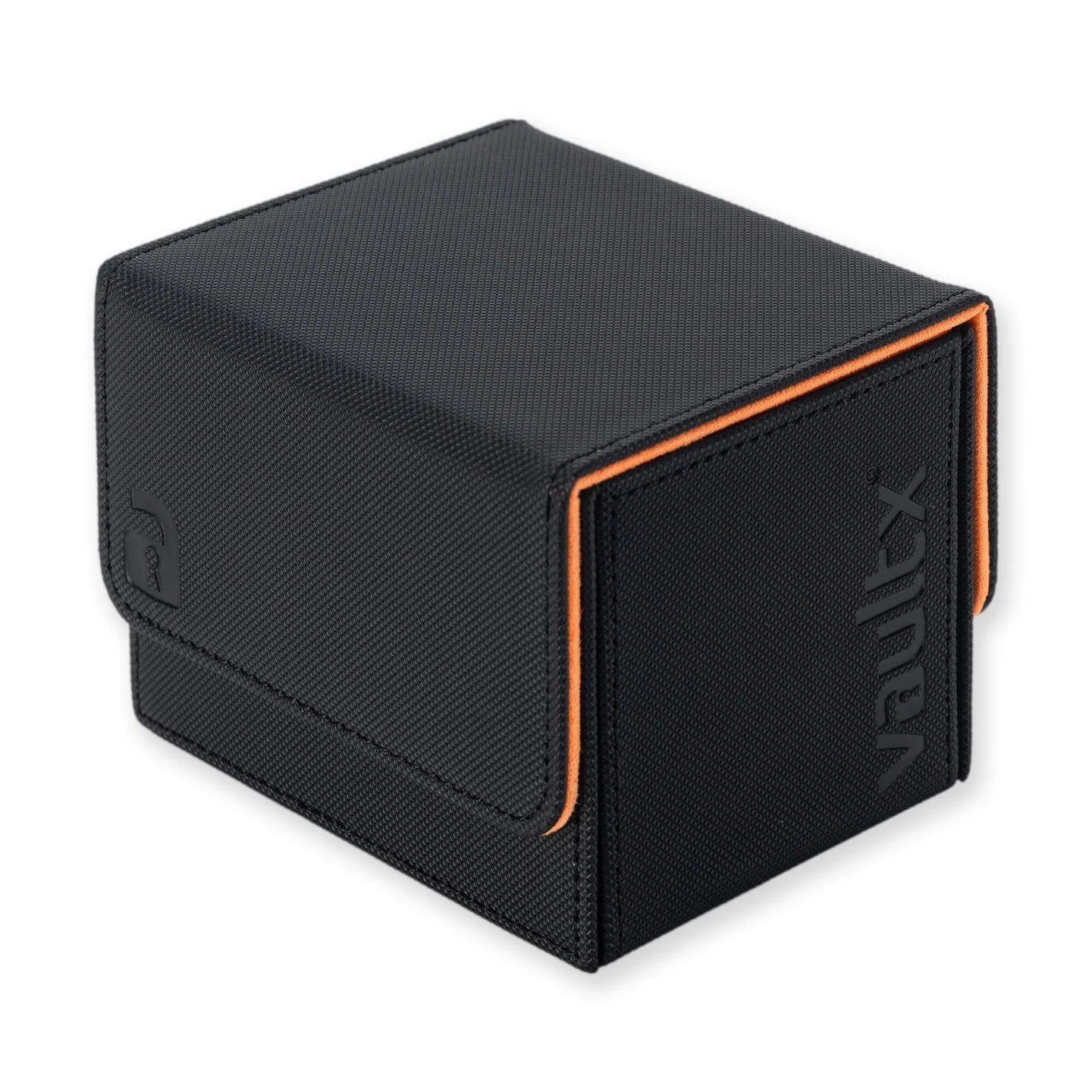 Vault X Exo-Tec® Sideloading Deck Box 100+ Black/Electric Orange