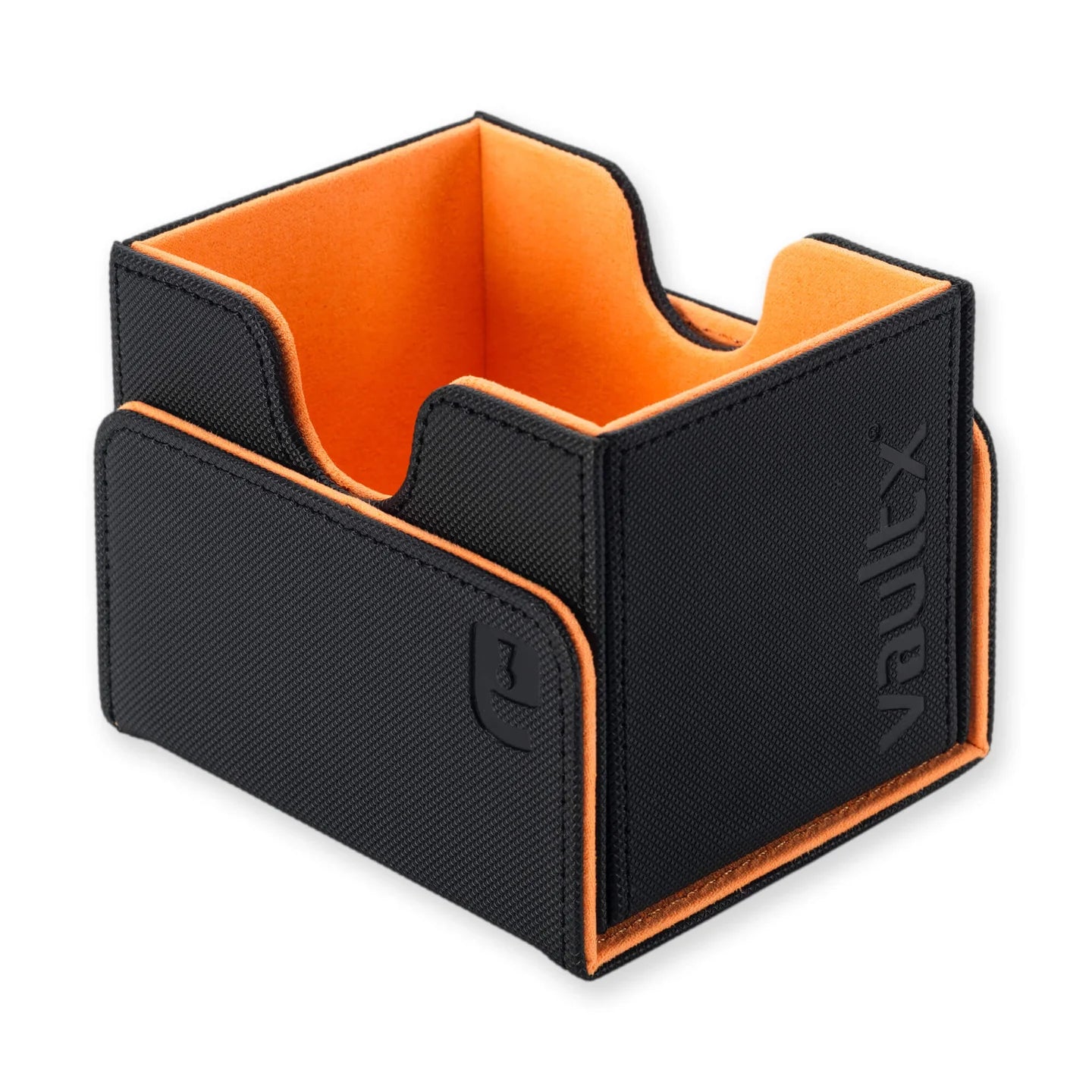 Vault X Exo-Tec® Sideloading Deck Box 100+ Black/Electric Orange