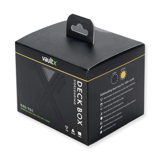 Vault X Exo-Tec® Sideloading Deck Box 100+ Black/Electric Yellow